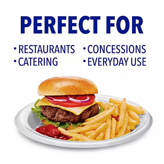 Hefty Supreme Foam Disposable Lunch Plates