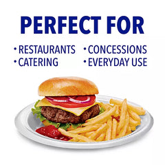 Hefty Supreme Foam Disposable Lunch Plates