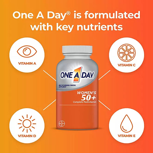 One A Day Women's 50+ Multivitamin Tablets, 300 ct.