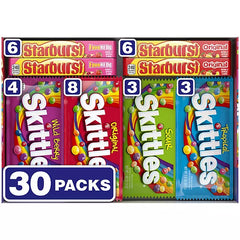 Starburst & Skittles Chewy Candy Variety Bo