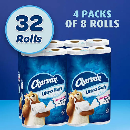 Charmin Soft Bathroom Tissue – 231 Sheets Each