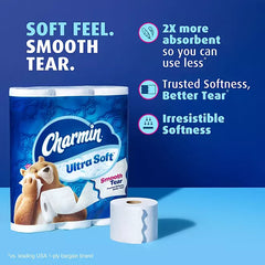Charmin Soft Bathroom Tissue – 231 Sheets Each