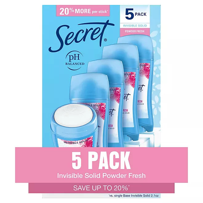 Secret Invisible Solid Antiperspirant & Deodorant