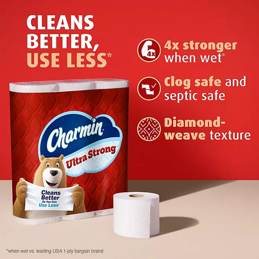 Charmin Ultra Strong 2-Ply Toilet Paper, 32 Rolls, 231 Sheets/Roll