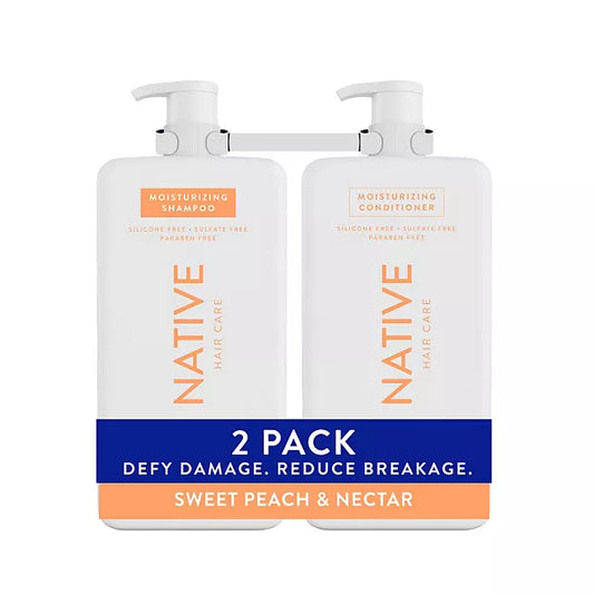 Native Sweet Peach & Nectar Shampoo & Conditioner