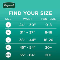 Depend Fresh Protection Incontinence Underwear for Women