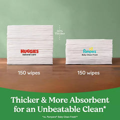 Huggies Natural Care Sensitive Baby Wipes, Fragrance  Wipes