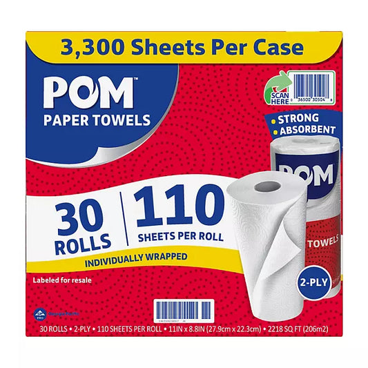 Individually Wrapped Paper Towels – 30 Ct