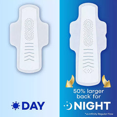 Always Infinity Size 5 Overnight Pads with Wings