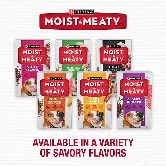 Purina Moist & Meaty Burger Dog Food