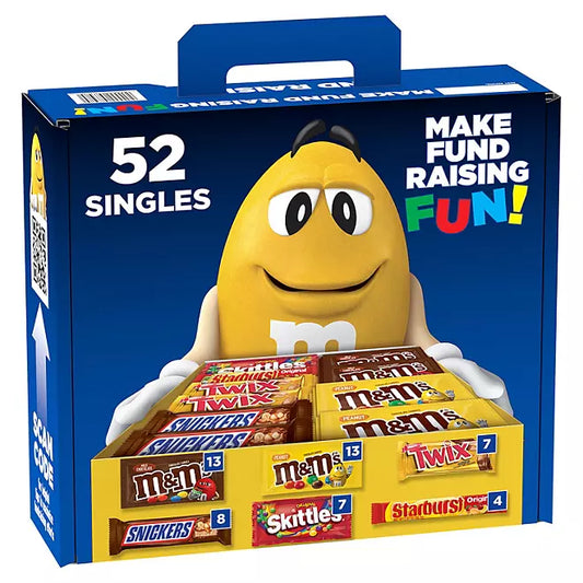 Mars Fundraiser Candy Bar Variety Pack