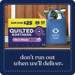 Quilted Northern Ultra Plush 3-Ply Toilet Paper, 36 Rolls, 255 Sheets/Roll