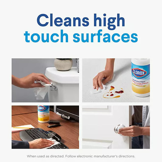 Clorox Disinfecting Wipes, Variety Pack, 5-Pack (425 Wipes Total)