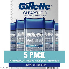 Gillette Cool Wave Clear Gel Antiperspirant & Deodorant for Men