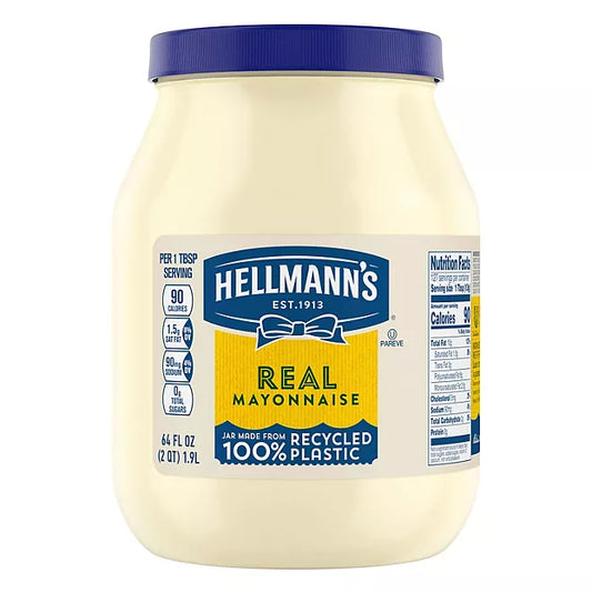 Hellmann’s Real Mayonnaise – 64 oz