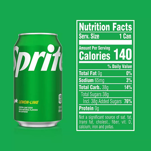 Sprite Lemon‑Lime Soda
