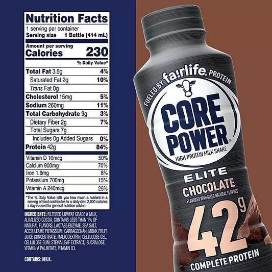 Fairlife Elite Protein – Chocolate Flavor – 10 ct