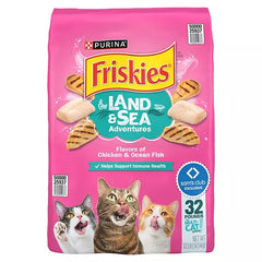 Friskies Land & Sea Adventures Adult Dry Cat Food
