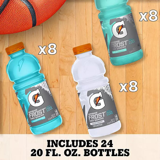 Gatorade Frost Thirst Quencher, Variety Pack 20 fl. oz., 24 pk.