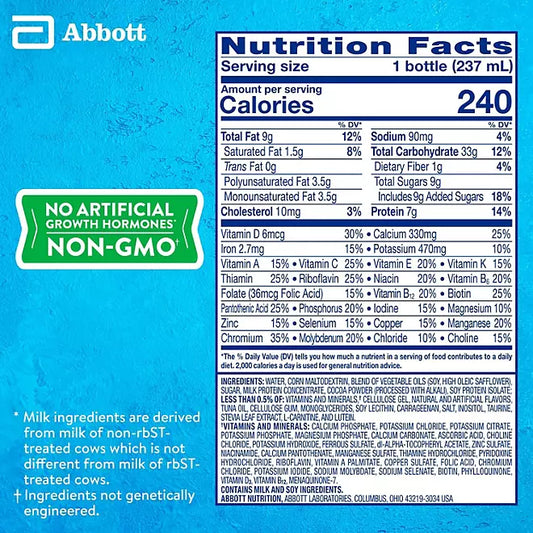 PediaSure Grow and Gain Nutrition Shake for Kids, Chocolate, 8 fl. oz., 24 pk.
