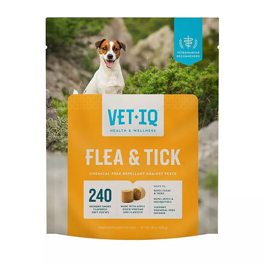 VetIQ Flea & Tick Soft Chew Supplement for Dogs