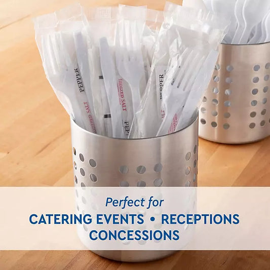 Member's Mark White Plastic Cutlery Packets
