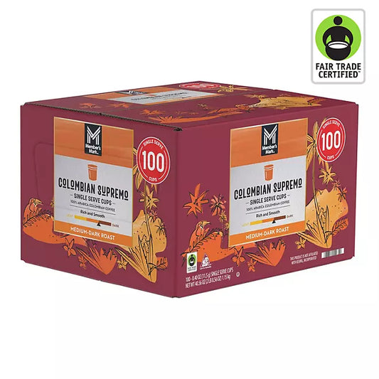Member's Mark Colombian Coffee Pods 100 Ct