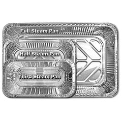 Member's Mark Half Size Aluminum Steam Table Pans
