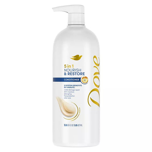 Dove Nourish & Restore 5-in-1 Conditioner,