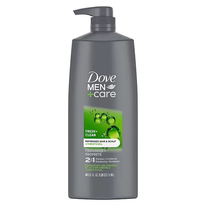Dove Men Care Fresh & Clean 2-in-1 Shampoo + Conditioner