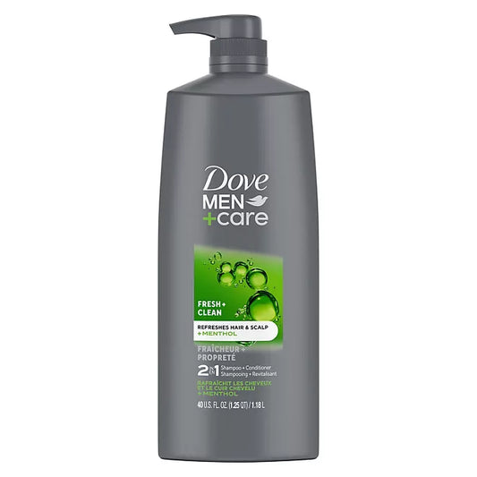 Dove Men Care Fresh & Clean 2-in-1 Shampoo + Conditioner