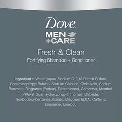Dove Men Care Fresh & Clean 2-in-1 Shampoo + Conditioner