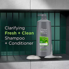Dove Men Care Fresh & Clean 2-in-1 Shampoo + Conditioner