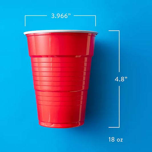 Member's Mark Heavy-Duty Red Plastic Cups