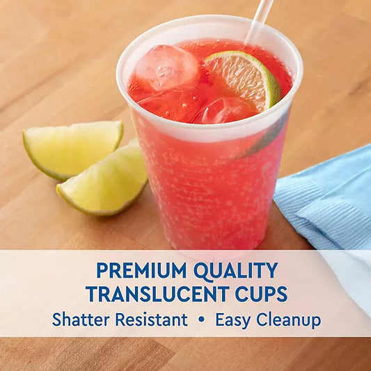 Member's Mark Translucent Plastic Cups,
