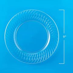Member's Mark Clear Plastic Plates, 9" 45 ct.