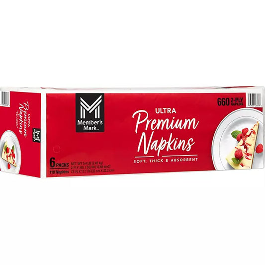 Member’s Mark 2-Ply Napkins – 110/Pack