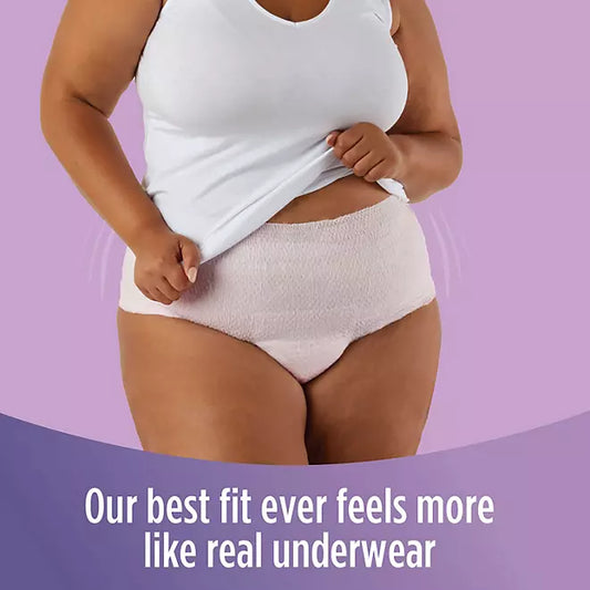 Member's Mark Women’s Total Protection Incontinence Underwear – Various Sizes