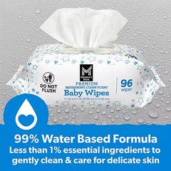 Member's Mark Premium Baby Wipes, Refreshing Clean Scent, 12 pk.Wipes