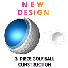 Member's Mark 3-Piece Golf Ball, 24 Balls