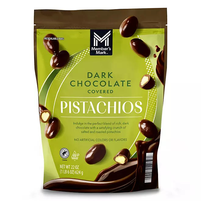Member’s Mark Dark Chocolate Covered Roasted Pistachios