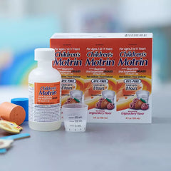 Children’s Pain Reliever & Fever Reducer – Motrin  Original Berry 4 oz., 3 pk.