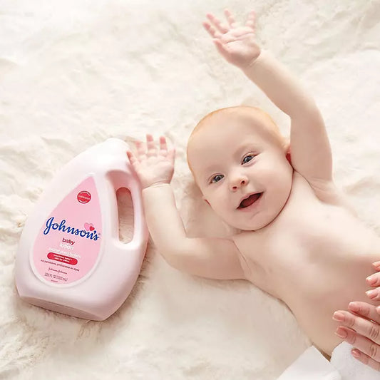 Johnson's Moisturizing Pink Baby Lotion with Coconut Oil, 33.8 fl. oz.