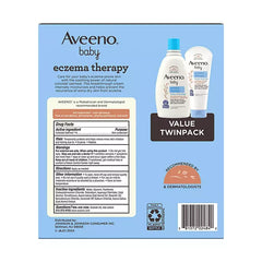 Aveeno Baby Eczema Therapy Moisturizing Cream, 2 pk., 7.3 fl. oz. and 12 fl. oz.