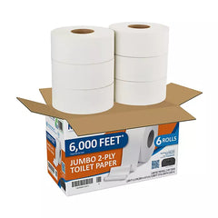 Marathon Jumbo Toilet Paper – 6 Rolls (1,000 ft./Roll)