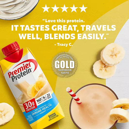 Premier Protein – Bananas & Cream – 30g (15 ct)