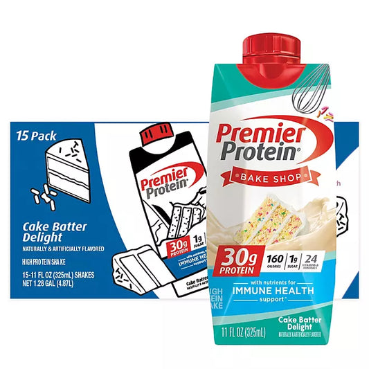 Premier Protein – Cake Batter Delight – 30g (15 ct)