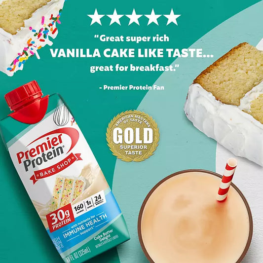 Premier Protein – Cake Batter Delight – 30g (15 ct)