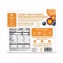 HappyBABY Organics Teething Wafers, Variety Pack, 36 ct.
