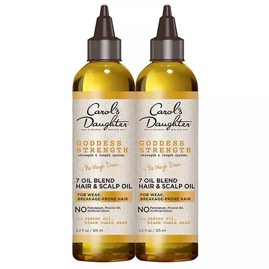 Carol's Daughter Goddess Strength 7 Oil Scalp and Hair Oil Kit